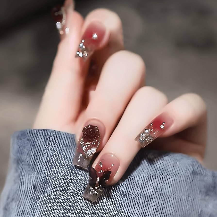 ネイルチップ・付け爪 EVER NAIL Elegance Bordeaux Elegance Bordeaux